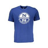 North Sails Blue Cotton T-Shirt -   -  North Sails.